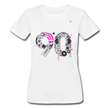 Camiseta  de Bella + Canvas"90's" - white