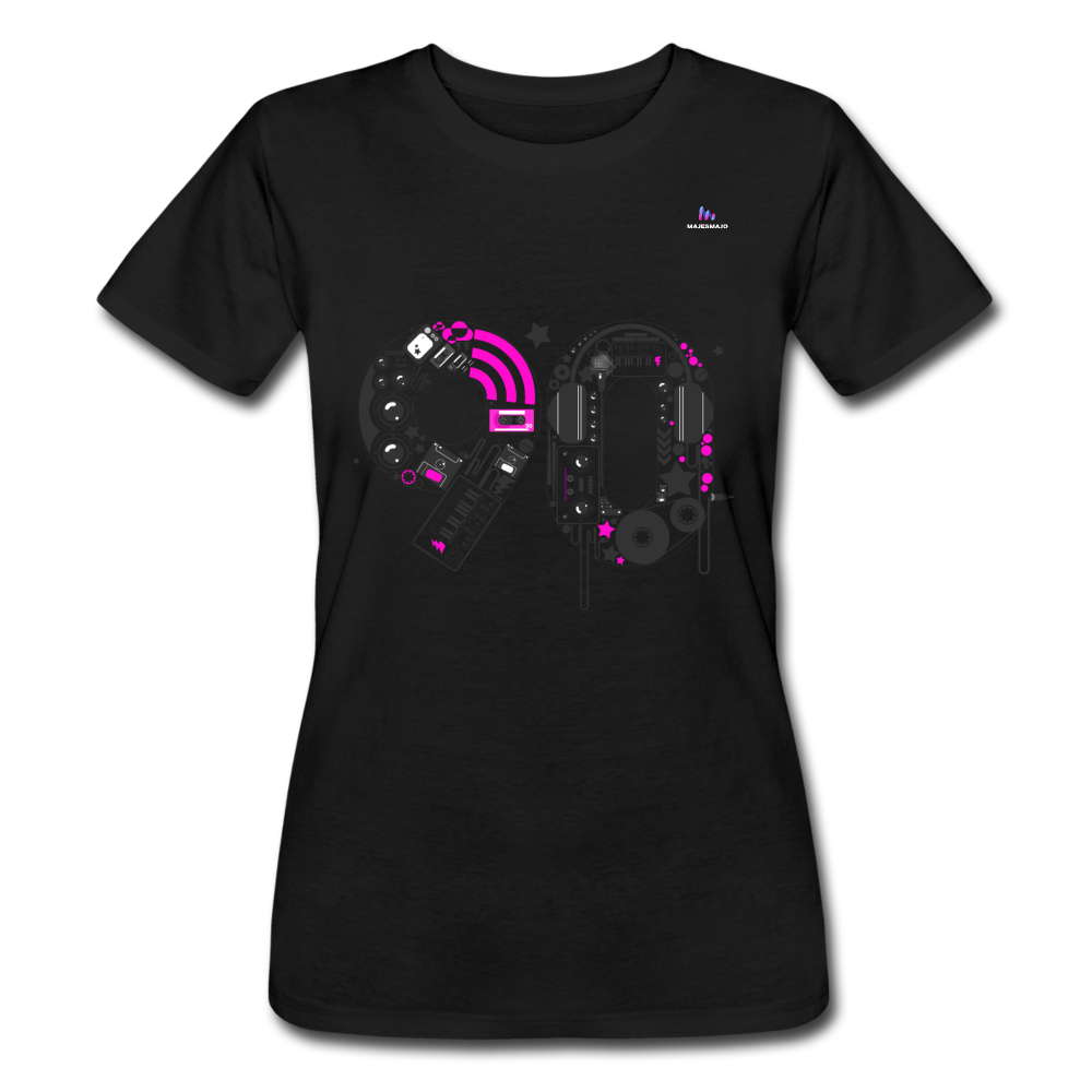 Camiseta  de Bella + Canvas"90's" - black