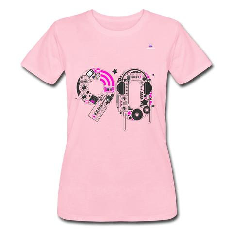 Camiseta  de Bella + Canvas"90's" - pink lady