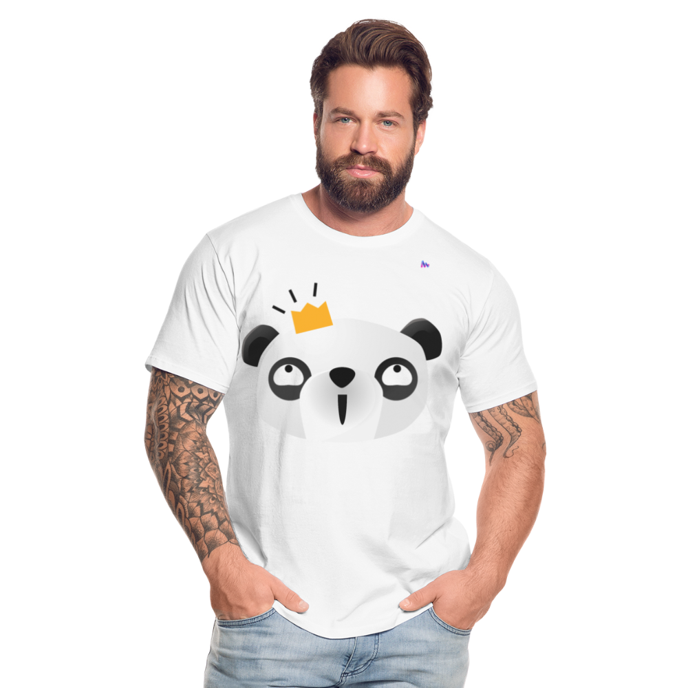 Camiseta orgánica premium"Panda emoji" - white