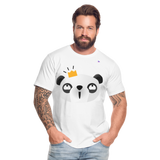 Camiseta orgánica premium"Panda emoji" - white