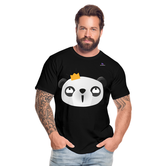 Camiseta orgánica premium"Panda emoji" - black