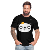 Camiseta orgánica premium"Panda emoji" - black