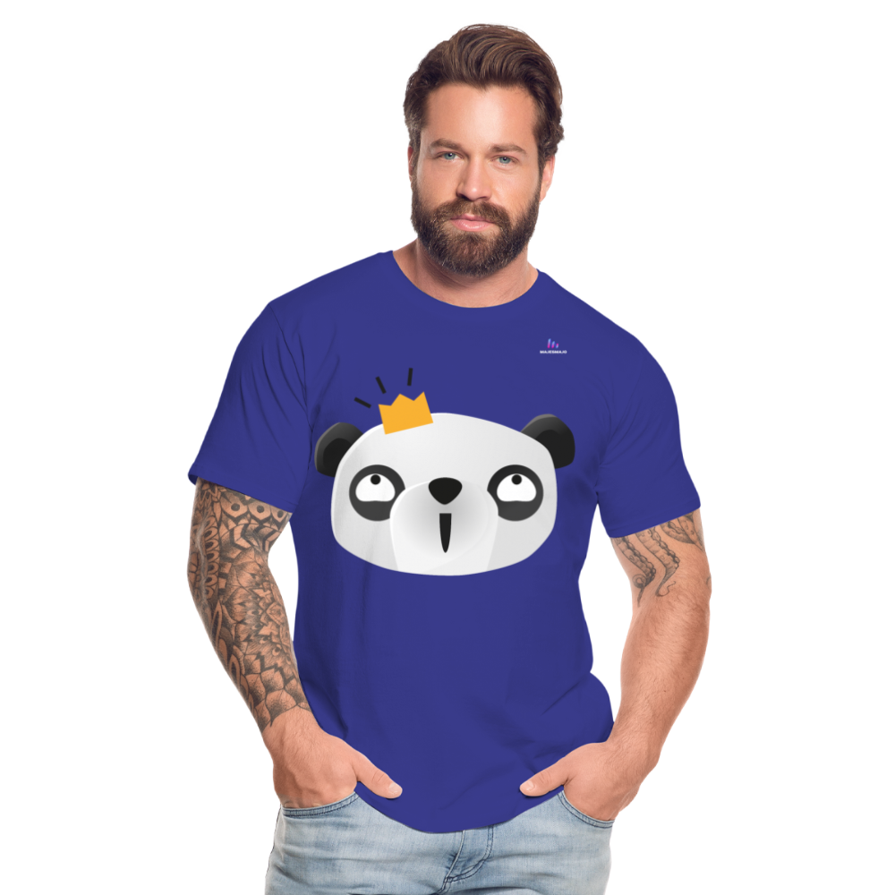 Camiseta orgánica premium"Panda emoji" - royal blue