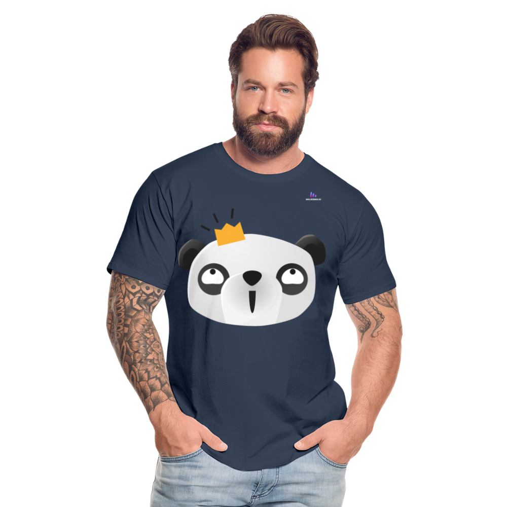 Camiseta orgánica premium"Panda emoji" - navy