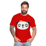 Camiseta orgánica premium"Panda emoji" - red