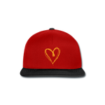 Gorra Snapback"Heart" - red/black