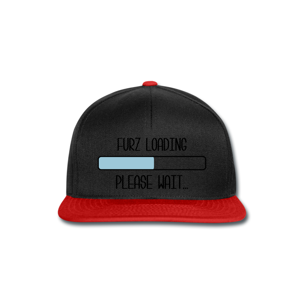 Gorra Snapback"Furz loading" - black/red