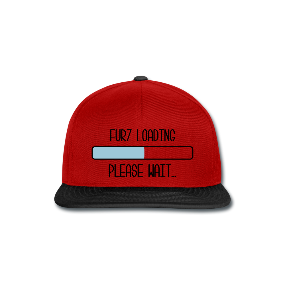 Gorra Snapback"Furz loading" - red/black