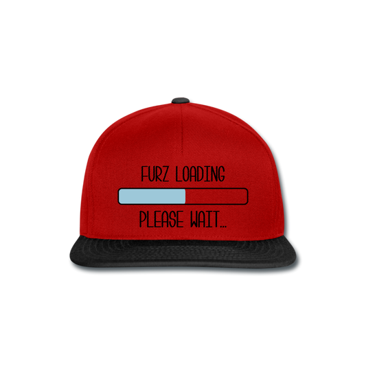 Gorra Snapback"Furz loading" - red/black