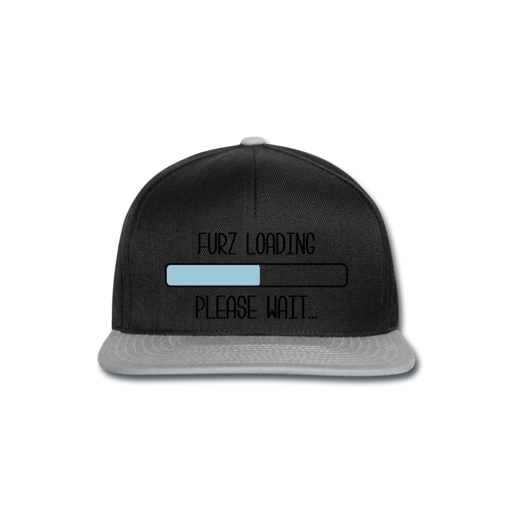Gorra Snapback"Furz loading" - black/grey