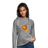 Sudadera ligera unisex con capucha"You're Great" - heather grey