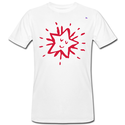 Camiseta ecológica"Star freexmas" - white