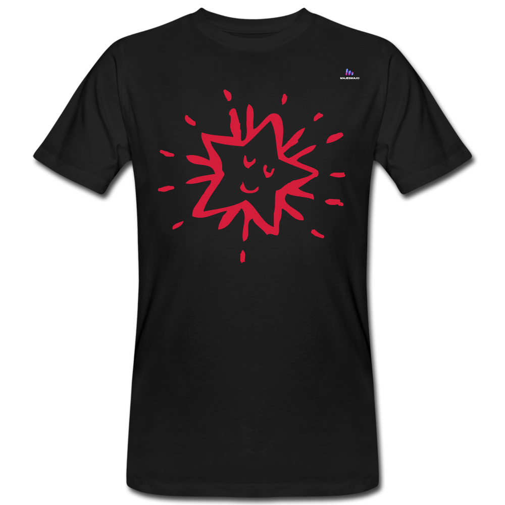 Camiseta ecológica"Star freexmas" - black