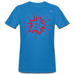 Camiseta ecológica"Star freexmas" - peacock-blue