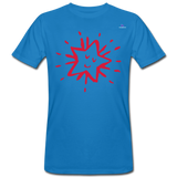 Camiseta ecológica"Star freexmas" - peacock-blue