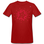 Camiseta ecológica"Star freexmas" - dark red