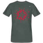 Camiseta ecológica"Star freexmas" - grey-green