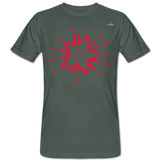 Camiseta ecológica"Star freexmas" - grey-green