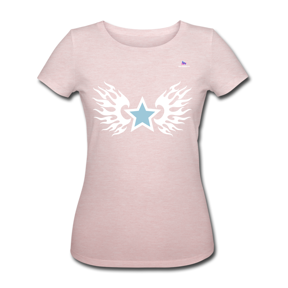 Camiseta ecológica de Stanley & Stella"Tribal Star" - cream heather pink