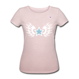 Camiseta ecológica de Stanley & Stella"Tribal Star" - cream heather pink