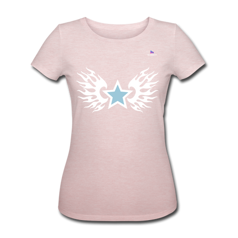 Camiseta ecológica de Stanley & Stella"Tribal Star" - cream heather pink