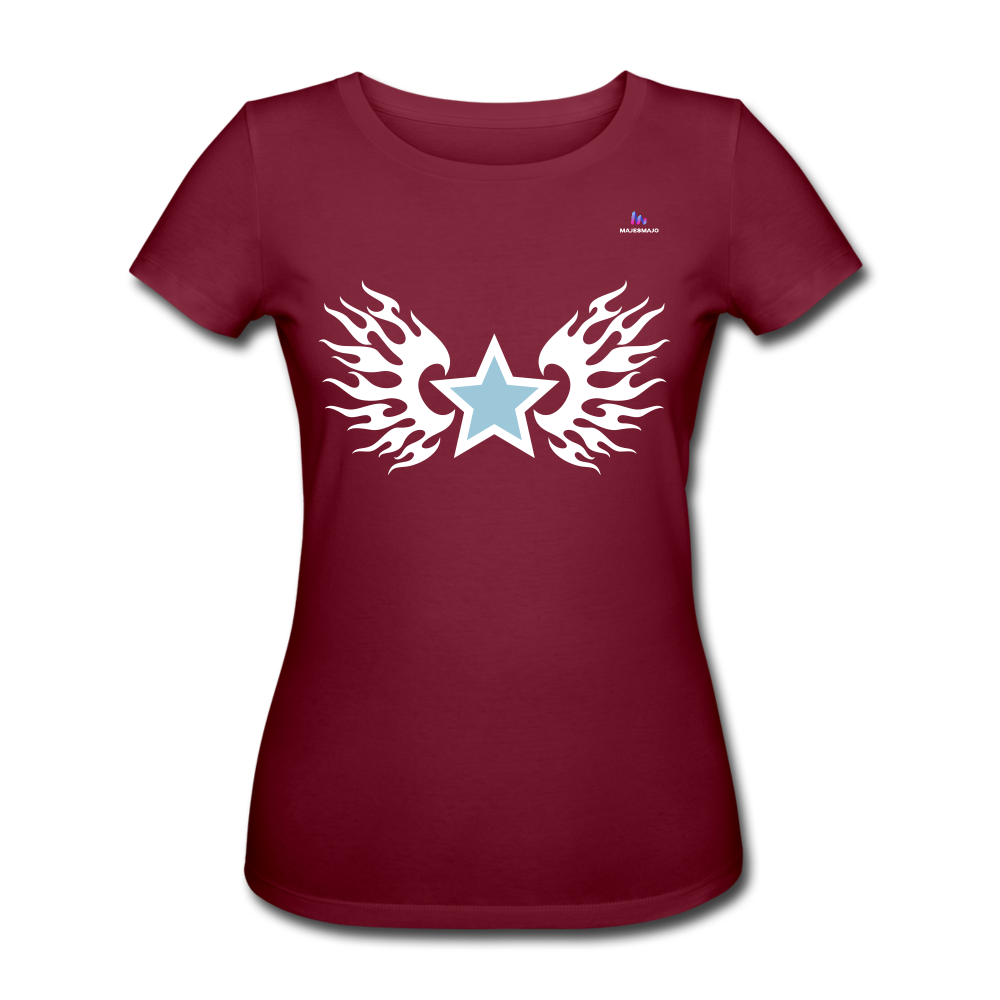 Camiseta ecológica de Stanley & Stella"Tribal Star" - burgundy