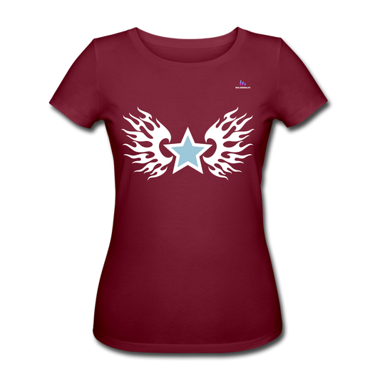 Camiseta ecológica de Stanley & Stella"Tribal Star" - burgundy