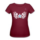 Camiseta ecológica de Stanley & Stella"Tribal Star" - burgundy