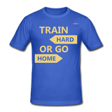 Camiseta pesada Gildan"Train hard 2" - royal blue