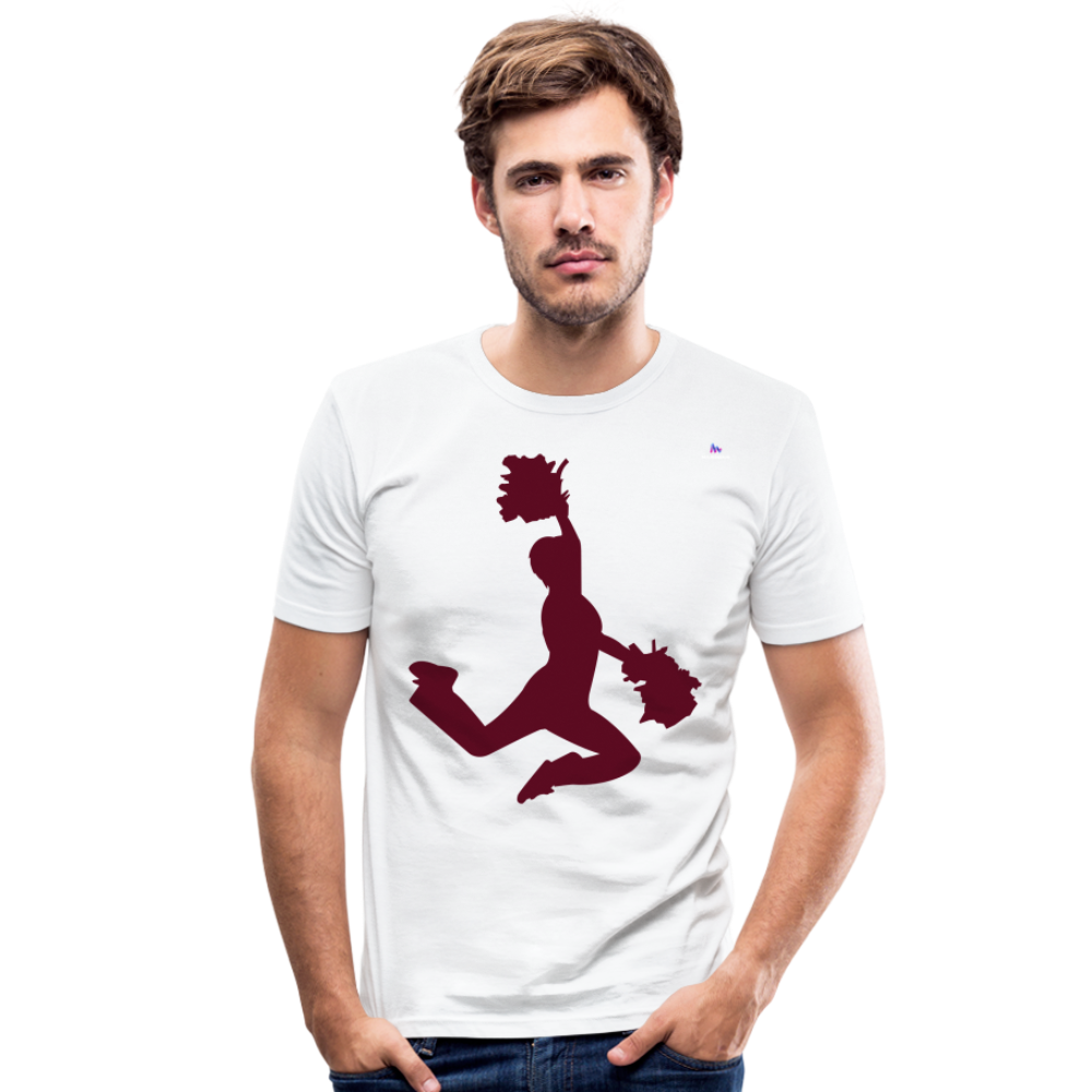 Camiseta ajustada"Cheerleader" - white