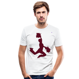 Camiseta ajustada"Cheerleader" - white