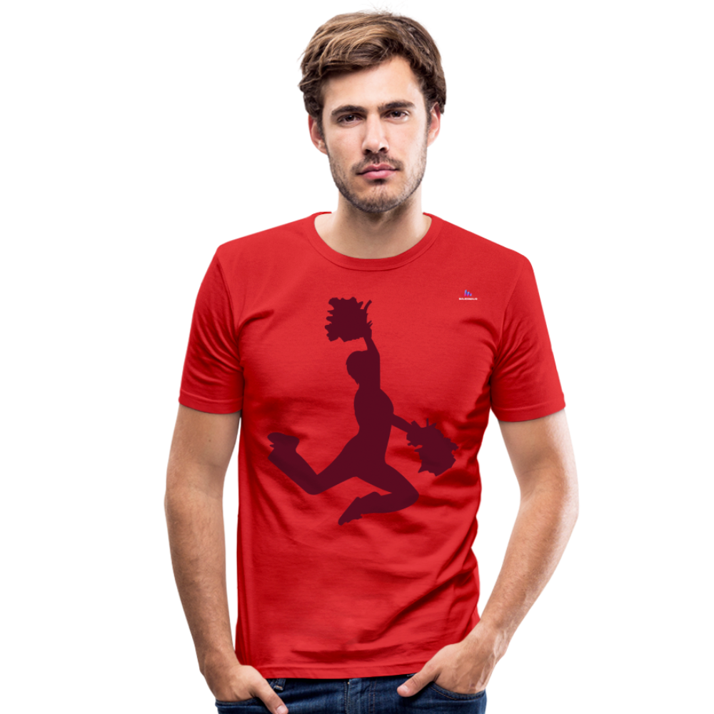 Camiseta ajustada"Cheerleader" - red