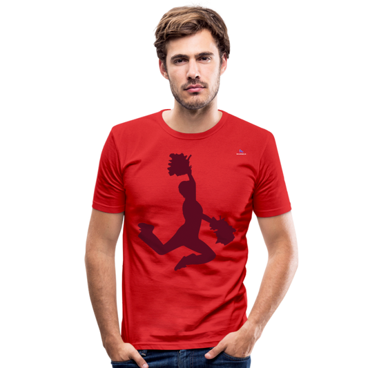 Camiseta ajustada"Cheerleader" - red