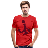 Camiseta ajustada"Cheerleader" - red