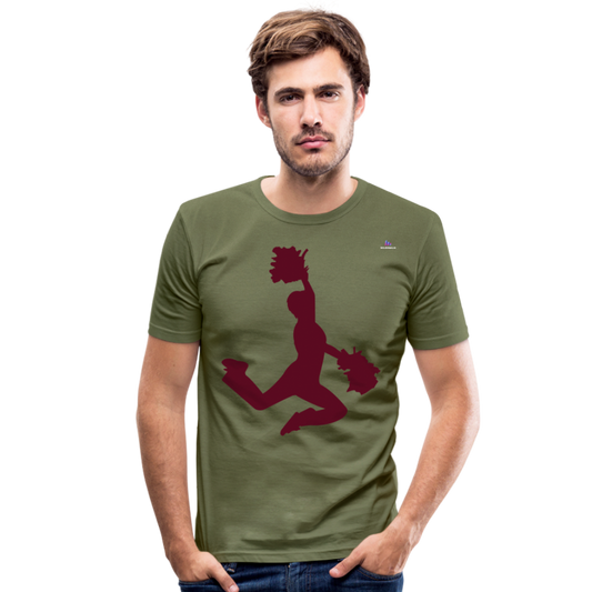 Camiseta ajustada"Cheerleader" - khaki green
