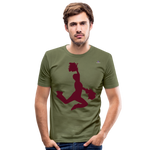 Camiseta ajustada"Cheerleader" - khaki green