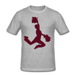 Camiseta ajustada"Cheerleader" - heather grey