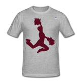 Camiseta ajustada"Cheerleader" - heather grey