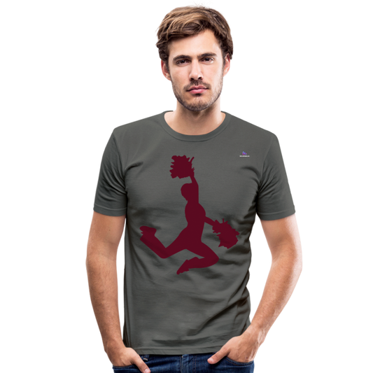 Camiseta ajustada"Cheerleader" - graphite grey
