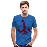 Camiseta ajustada"Cheerleader" - royal blue