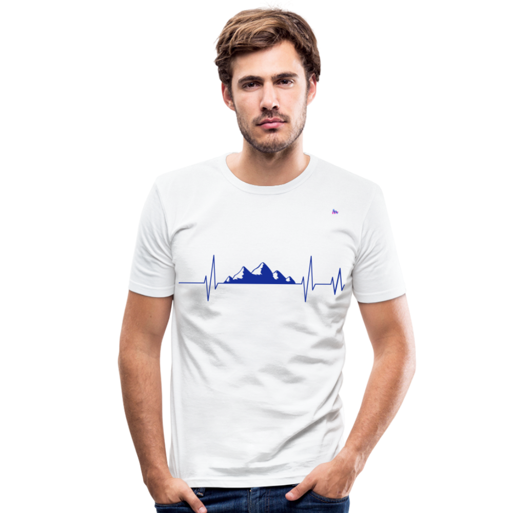 Camiseta ajustada"frequency" - white