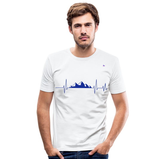 Camiseta ajustada"frequency" - white