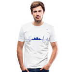 Camiseta ajustada"frequency" - white