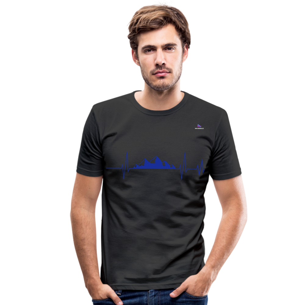 Camiseta ajustada"frequency" - black