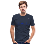 Camiseta ajustada"frequency" - navy