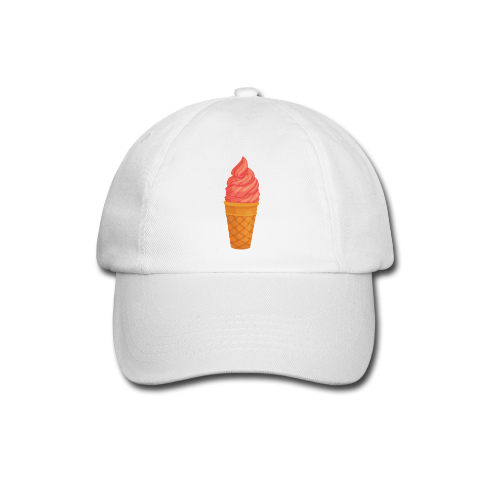 Gorra béisbol"Ice Cream" - white/white