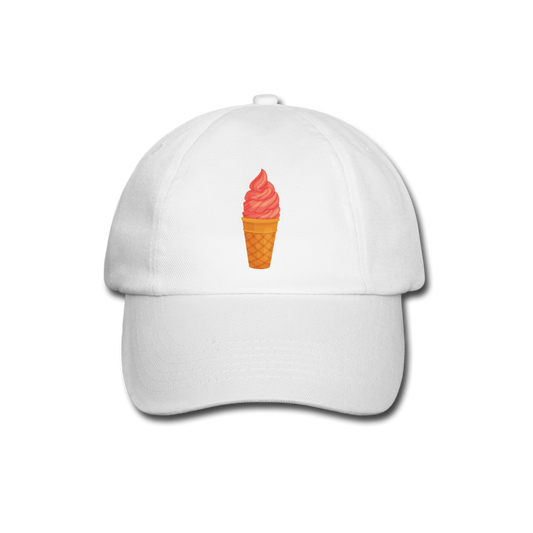 Gorra béisbol"Ice Cream" - white/white