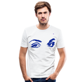 Camiseta ajustada"eyes" - white