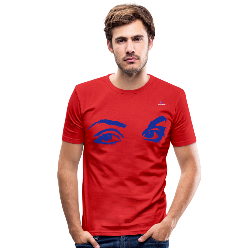 Camiseta ajustada"eyes" - red